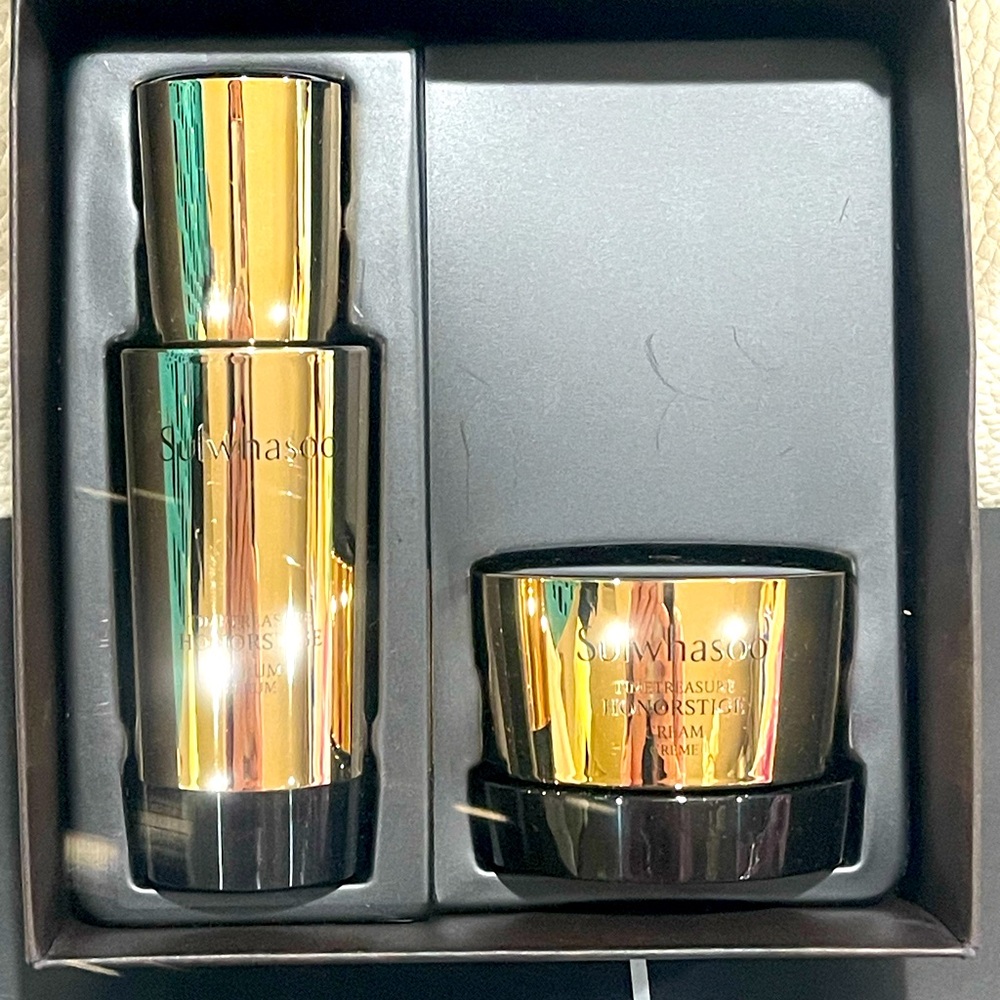 SULWHASOO TIMETREASURE HONORSTIGE SERUM 10ml & CREAM 10ml MINI SET, Exp 2028